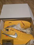 NIKE Air Force University Gold Off-White