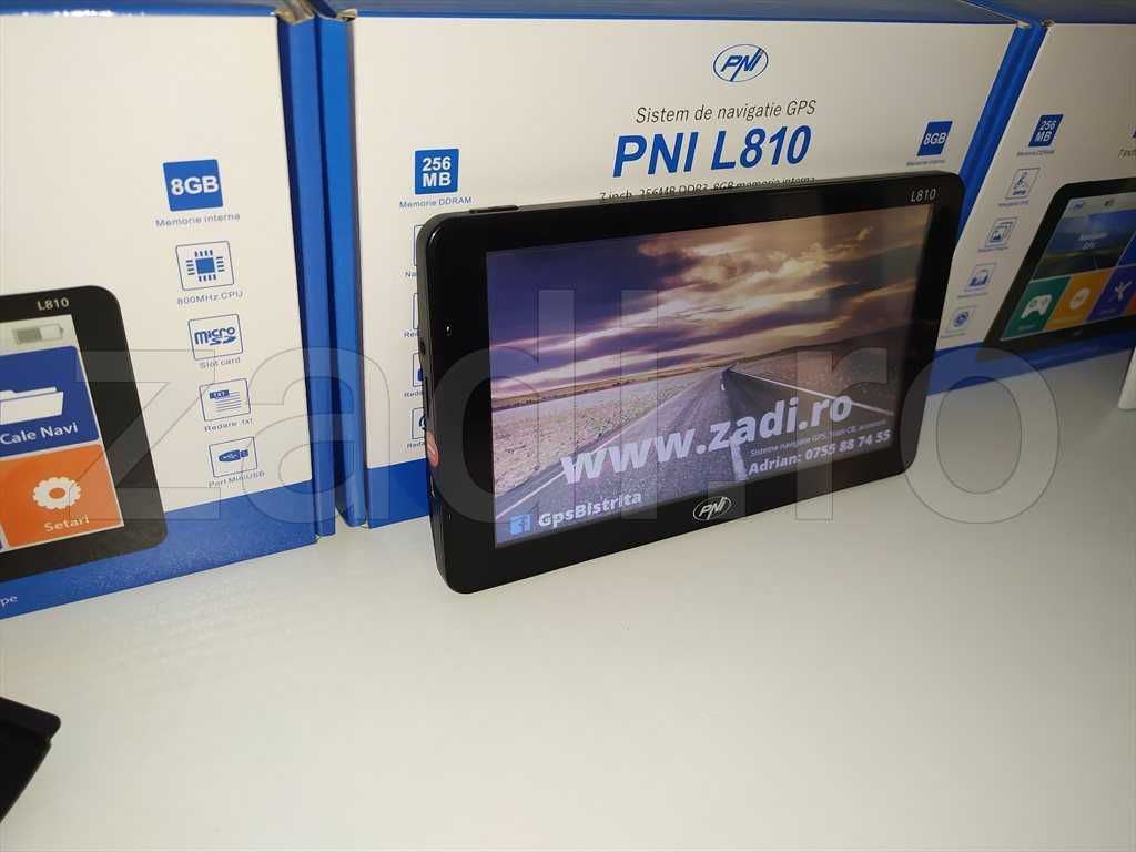 L810 PNI - gps profesional 7" auto sau camion- foarte rapid-acrualizat