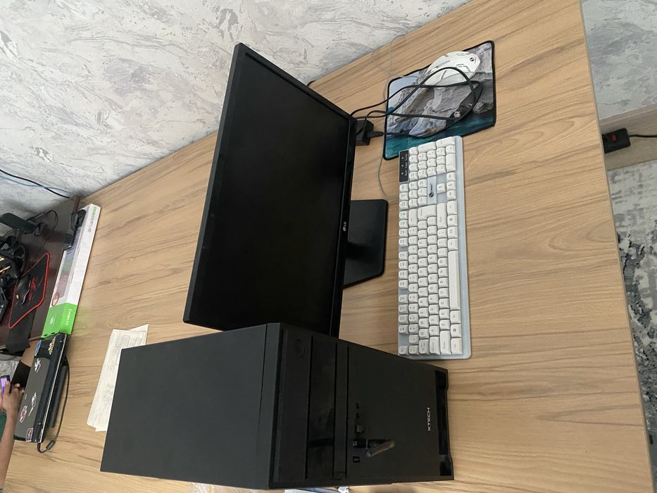 Компьютер игровой 10-го поколения [Core i3-10100F]+монитор LG 22 СРОЧН