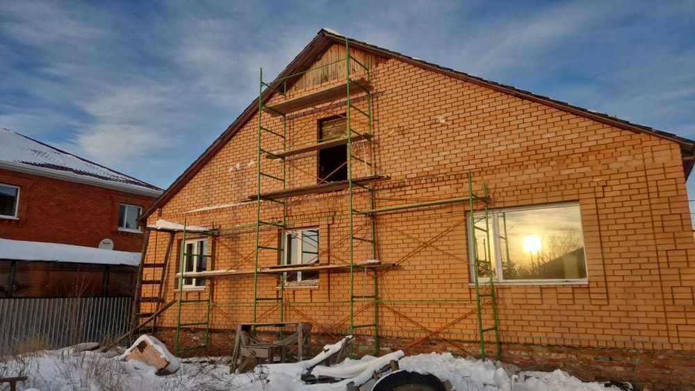 Ремонт крыши, кровли, фронтон, откосы, доски, брус, черепица, ондулин,