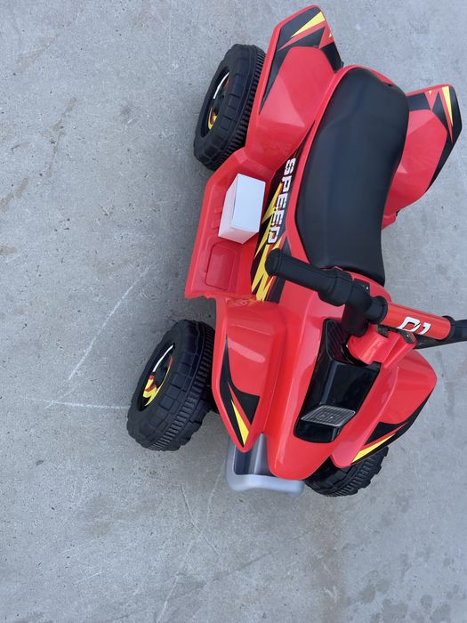 Atv electric copii Nichiduta Speed 1 Red 25 W, Acumulator 6V 4.5Ah