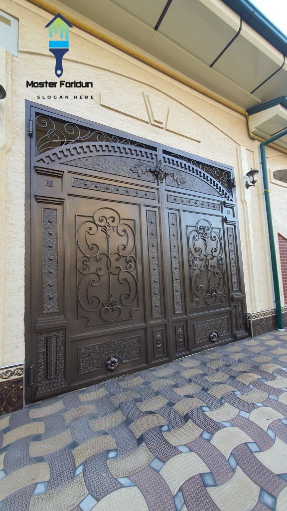 Краска киламиз дарвоза мастер