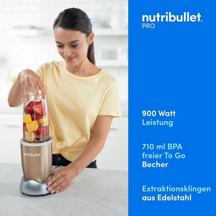 Блендер Nutribullet Pro 900W, Базов Пакет