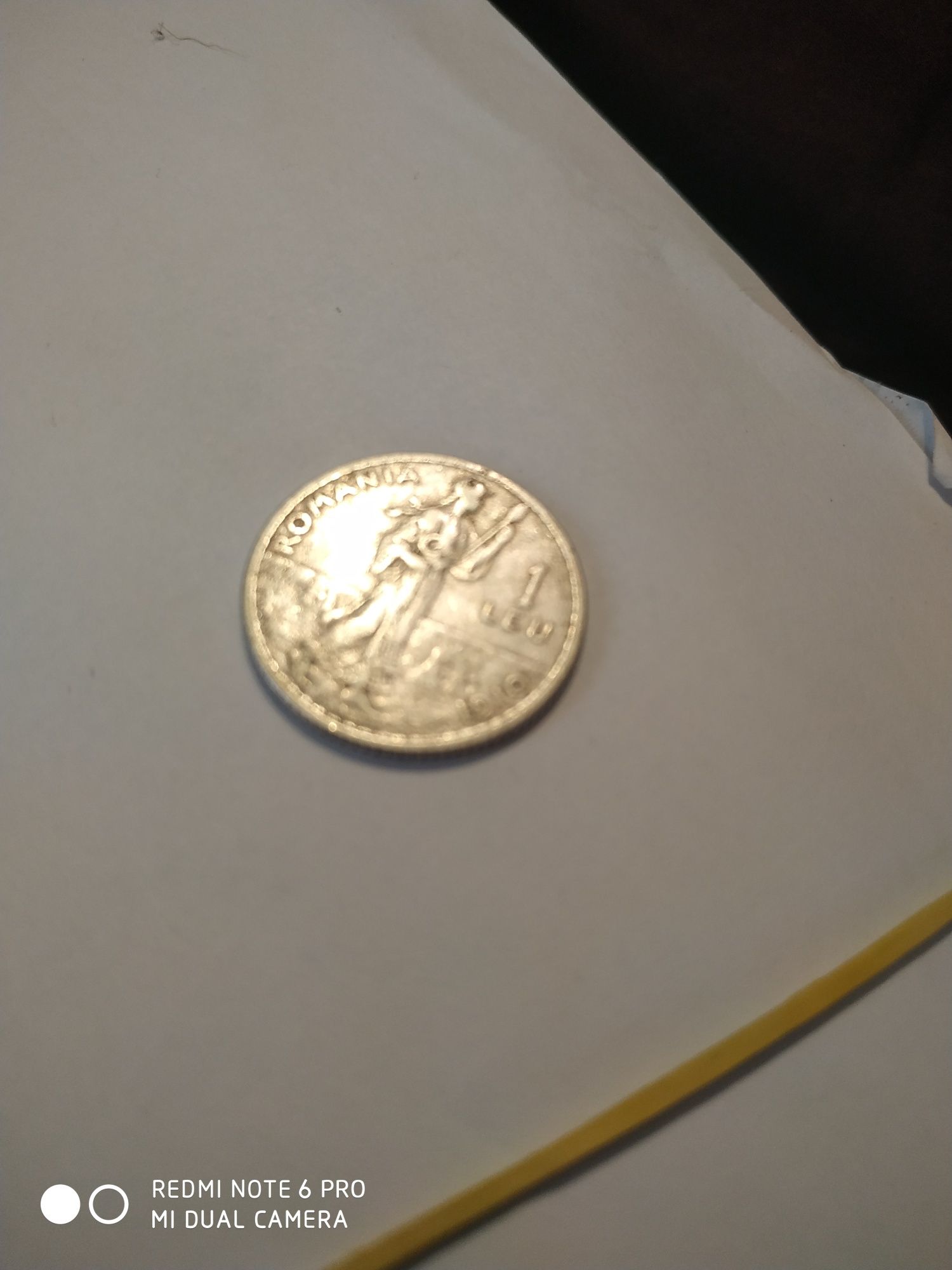 Monedă 1 leu 1910 argint