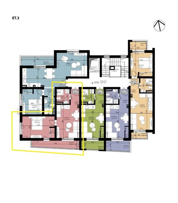 Двустаен апартамент в близост до плаж Хармани в гр. Созопол.