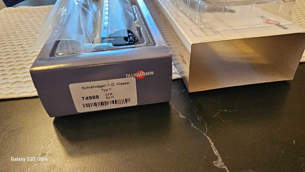 Vand vagon de dormit tip Y, CFR, epoca IV , Tillig 74988 scara H0