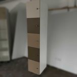 Dulap Vestiar tip locker, cu 5 uși, din PAL