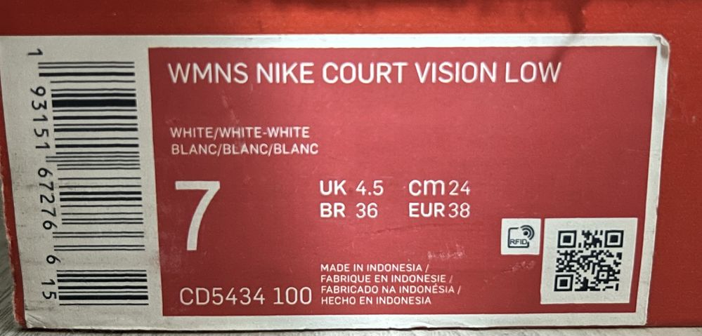 Дамски обувки-Nike Court Vision Low