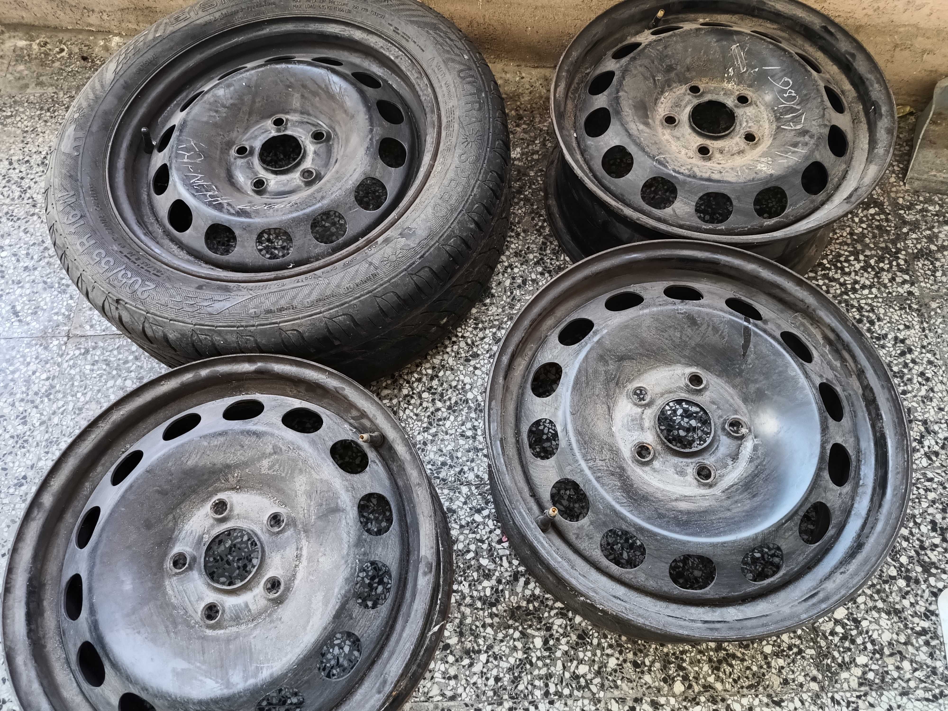 Железни джанти 16ки за VW,Seat,Audi,Skoda