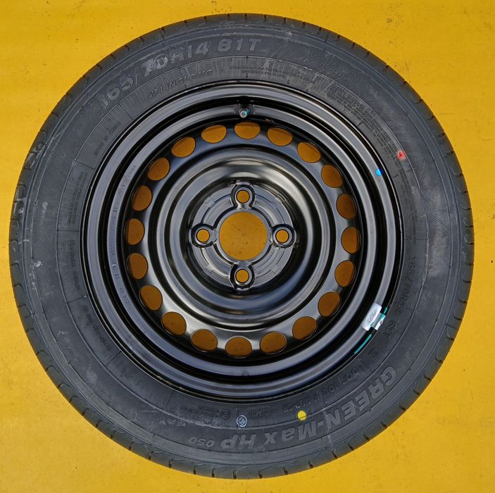 Roata rezerva slim 4x100 Dacia Spring Logan Sandero Jogger 165.70.14