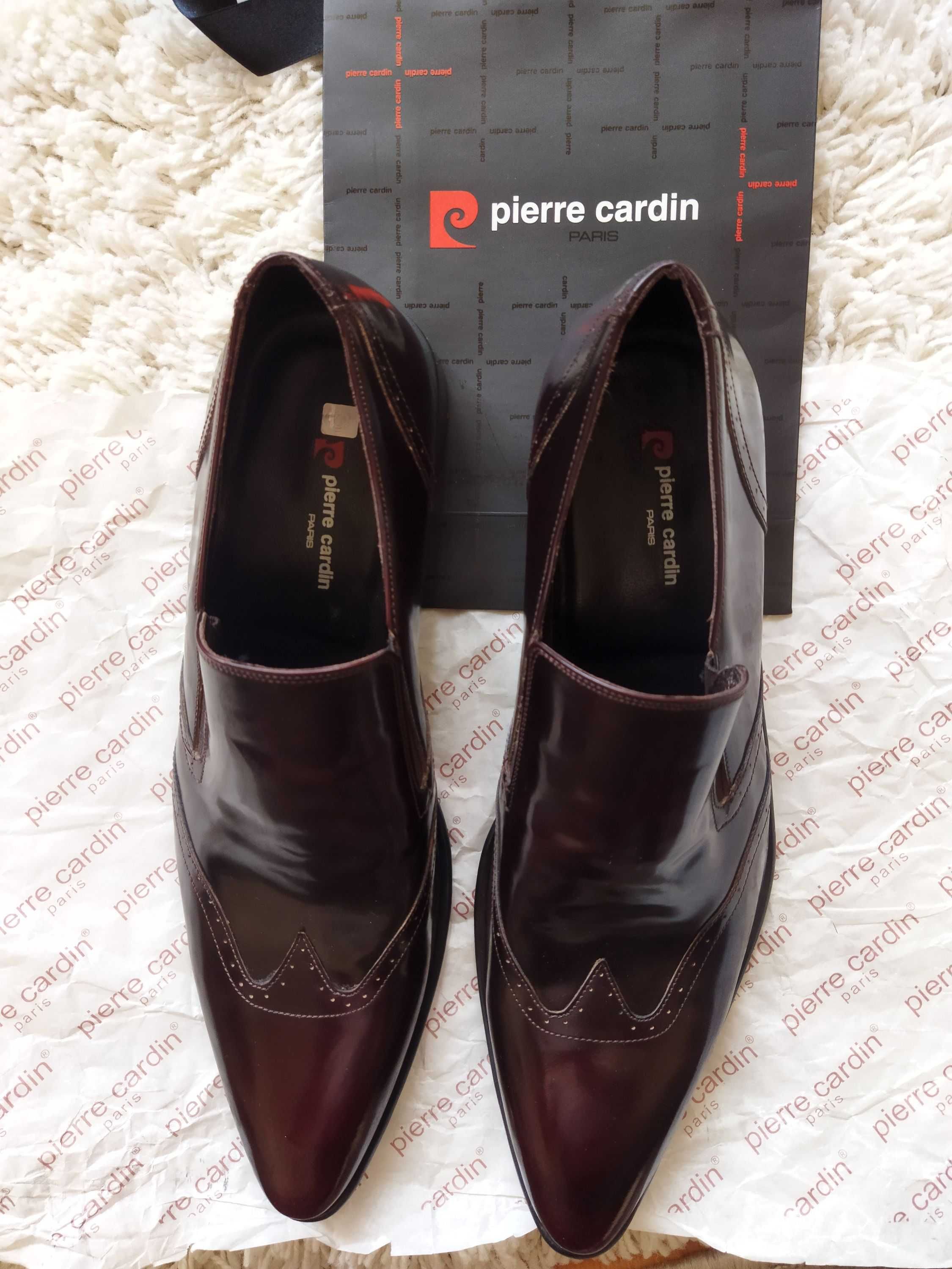 Туфли модельные Pierre Cardin (Франция),кожа,оригинал,новые,р-р 40