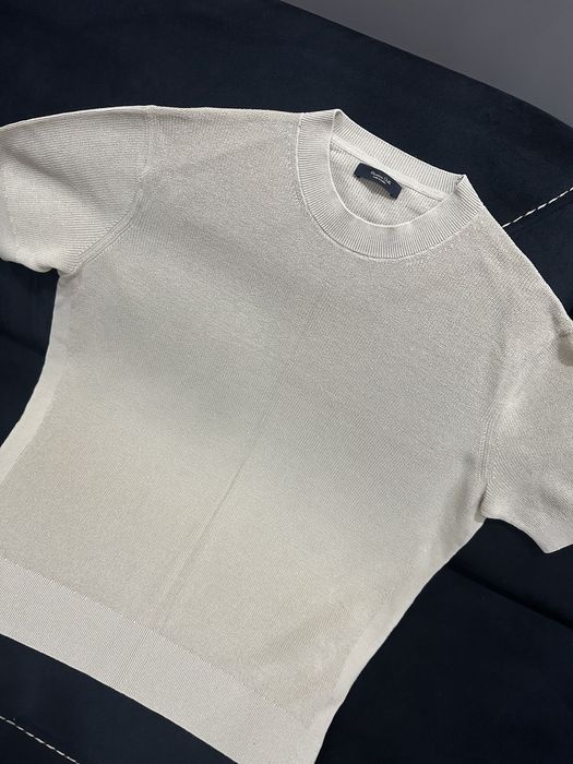 Фирменная Кофта мужская от "Massimo Dutti" с короткими рукавам