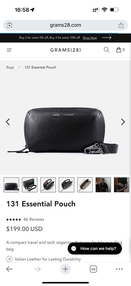 Продается сумка барсетка GRAMS28 131 Essential Pouch