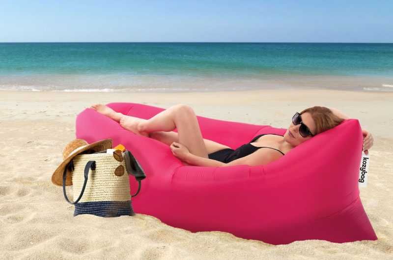 Самонадуваемо легло/шезлонг за плаж Bubble bed/Air sofa разл. цветове