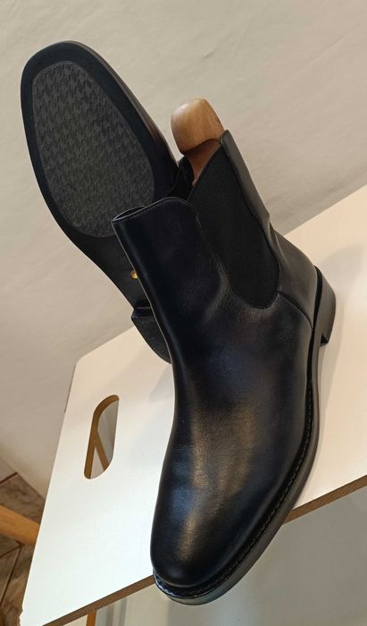 Ghete chelsea 38 38.5 plain toe Ralph Lauren piele naturala moale