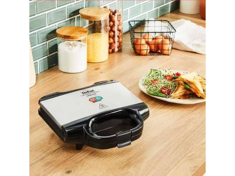 Тостер за Сандвичи с Незалепващо Покритие Tefal Ultracompact SM155212