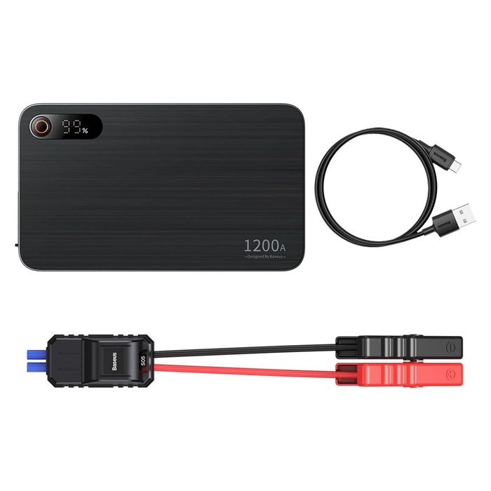 Джъмп стартер за кола-Baseus Black Super Energy Pro+