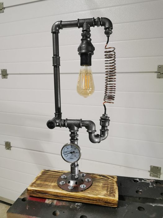 Lampa steampunk industrial, ideala pasionați, baruri, restaurante etc.