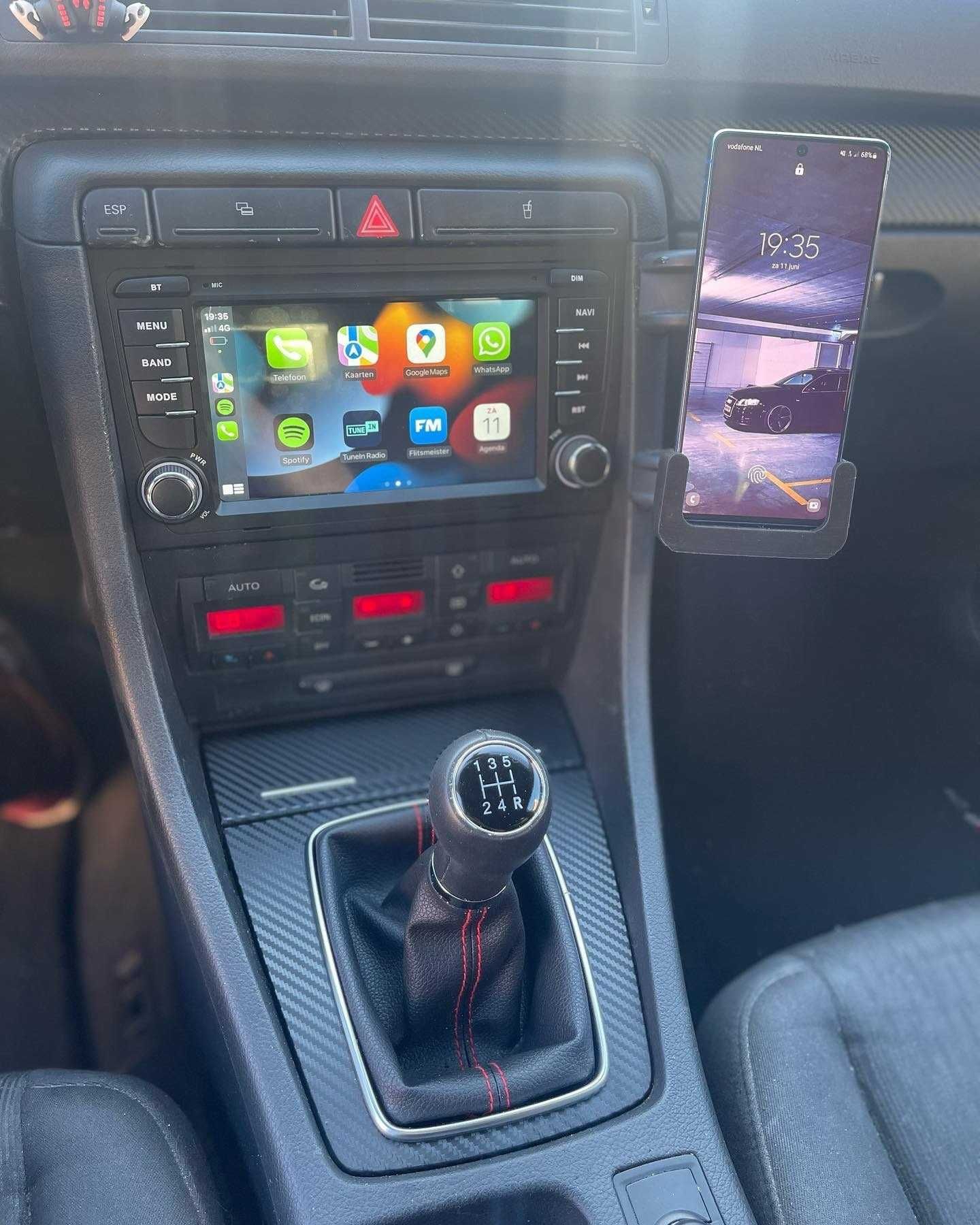 Navigatie GPS Android 13 Audi A4 B6 B7 Seat Exeo - CarPlay QLed DSP