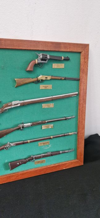 Panoplie 12 pusti flinte metalice desebite