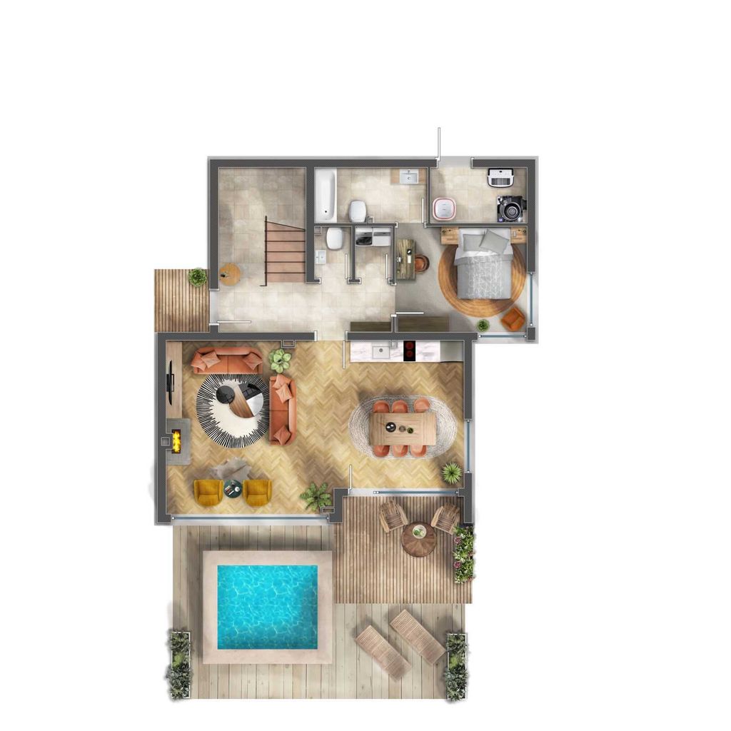 Продава се Къща в Ахелой - 227 кв.м за 1410 €/кв.м - Снимка #14