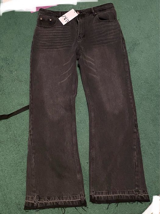 zara flared jeans new XL legit