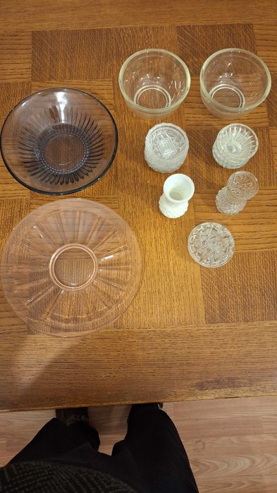 Винтидж стъклария без дефекти, няколко броя за 5лв.