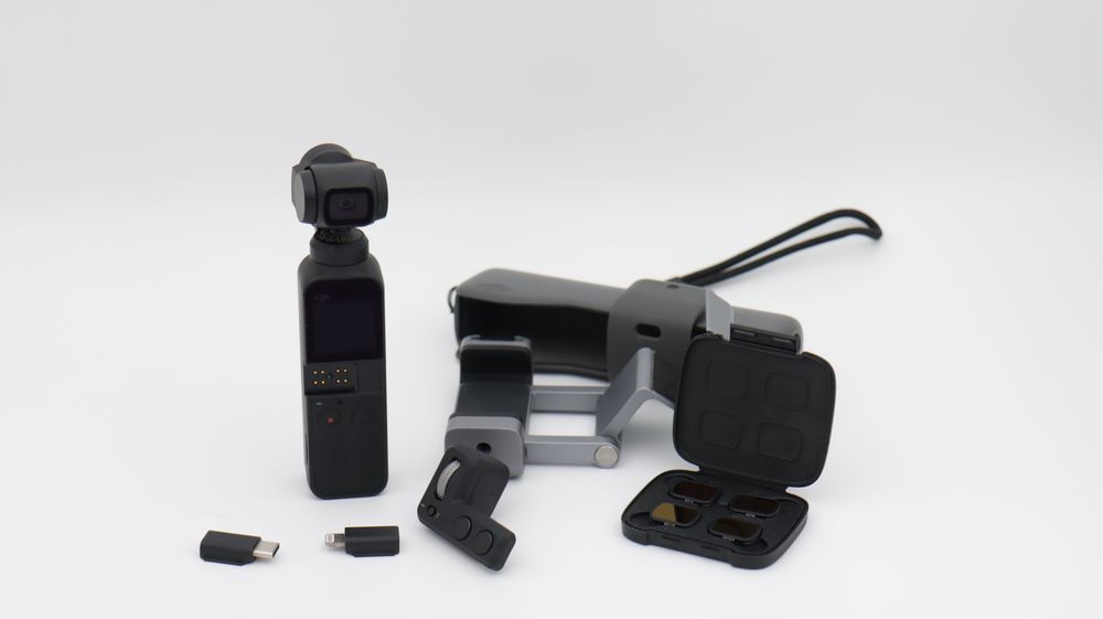 DJI Osmo Pocket + filtre ND & accesorii – stare excelentă