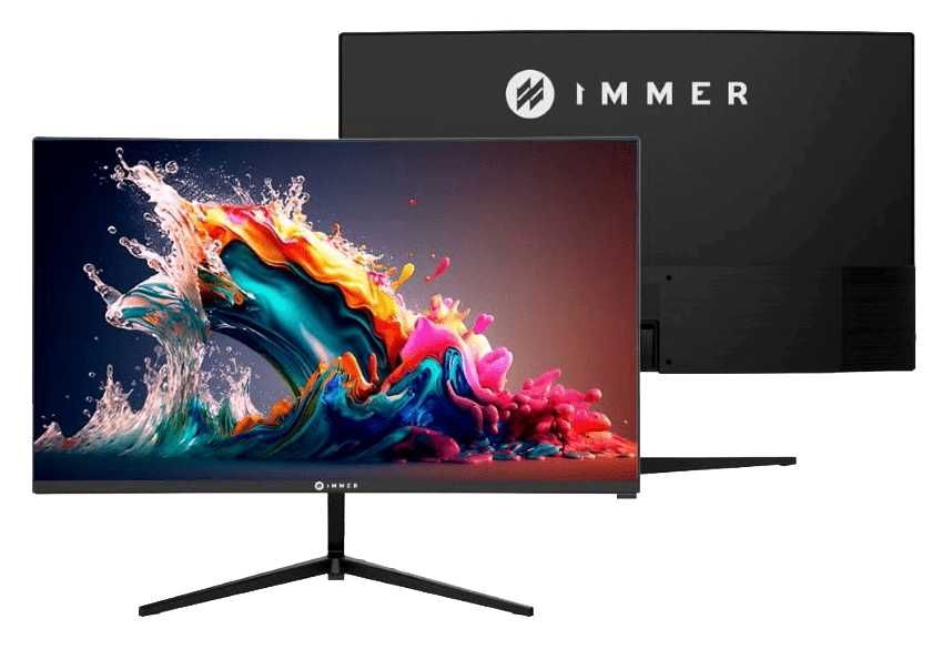 Gaming Monitor IMMER "24 TC1000 Curved (VGA+HDMI), 100Hz FullHD 1080