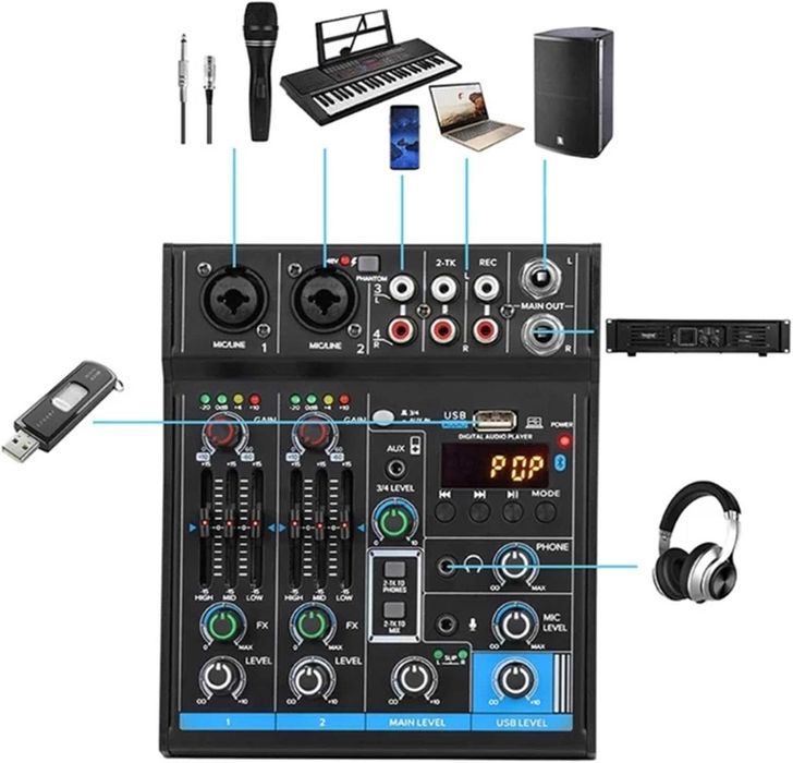 Преносим DJ миксер