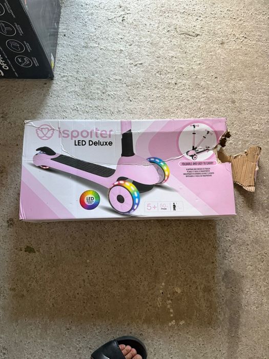 Trotineta Pliabila iSporter Led Deluxe Sigilata