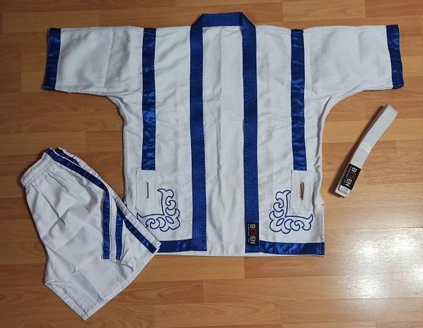 Кимоно казакша курес Beren синее ,  ростовка 160