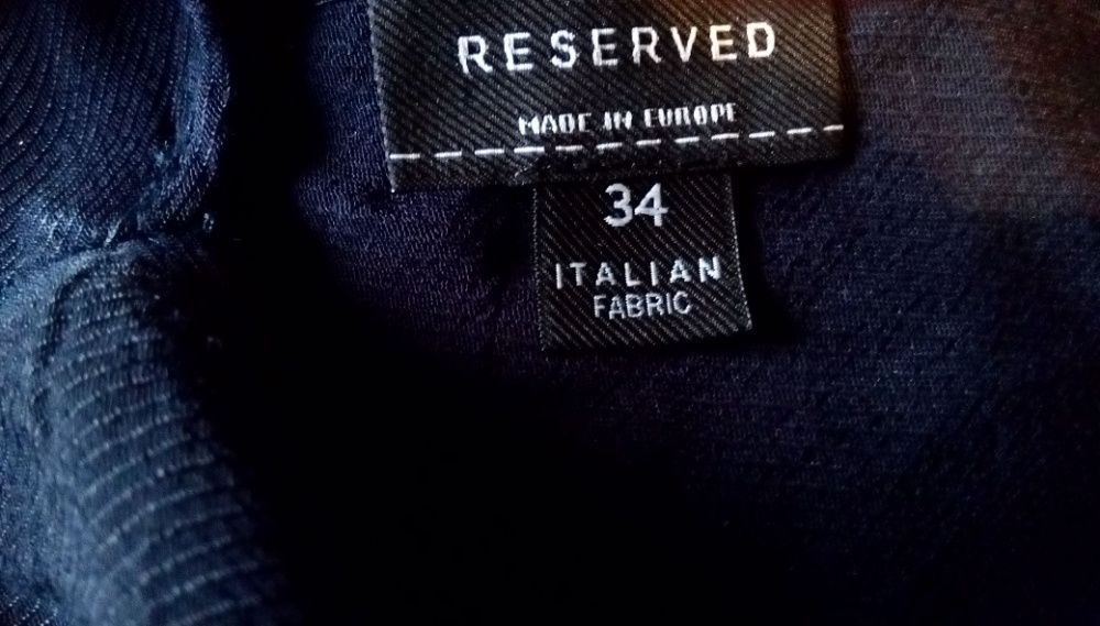 Дамска черна блуза Reserved №34 туника, блузон