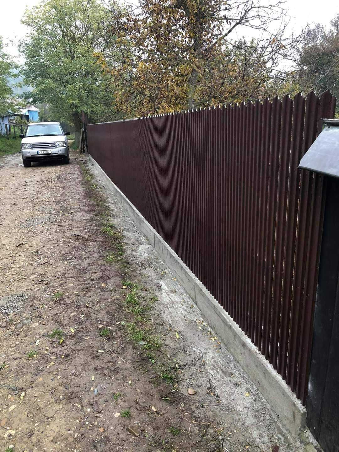 Garduri din sipca metalica, panou jaluzele si alte modele de vanzare