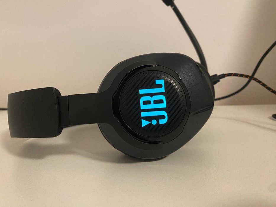 Casti Gaming JBL Quantum 400, cu fir, 3.5mm, USB, Microfon, Negru