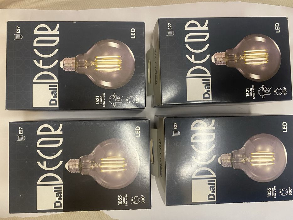 Set 4 x Becuri decorative Led 8 w