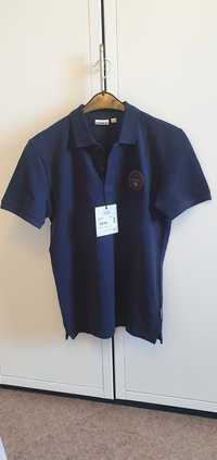 Napapijri Poloshirt / T-Shirt - M - blue marine - nepurtat