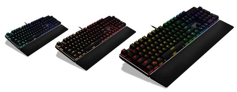 Механическая Игровая Клавиатура AOC GK500, 104 клавиш, RGB кабель 1,8м