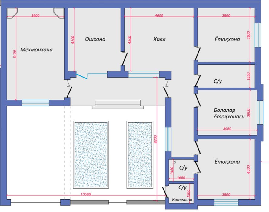Продается коттедж в Зангиатинском районе (Бозсу)