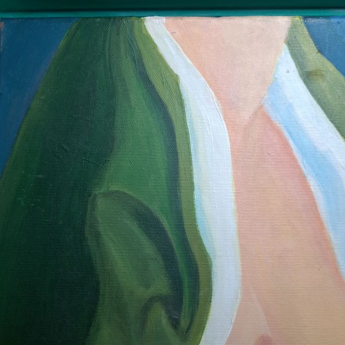 Pictură " Atributele feminității", Elena Andrei ( 1984 Pitești)