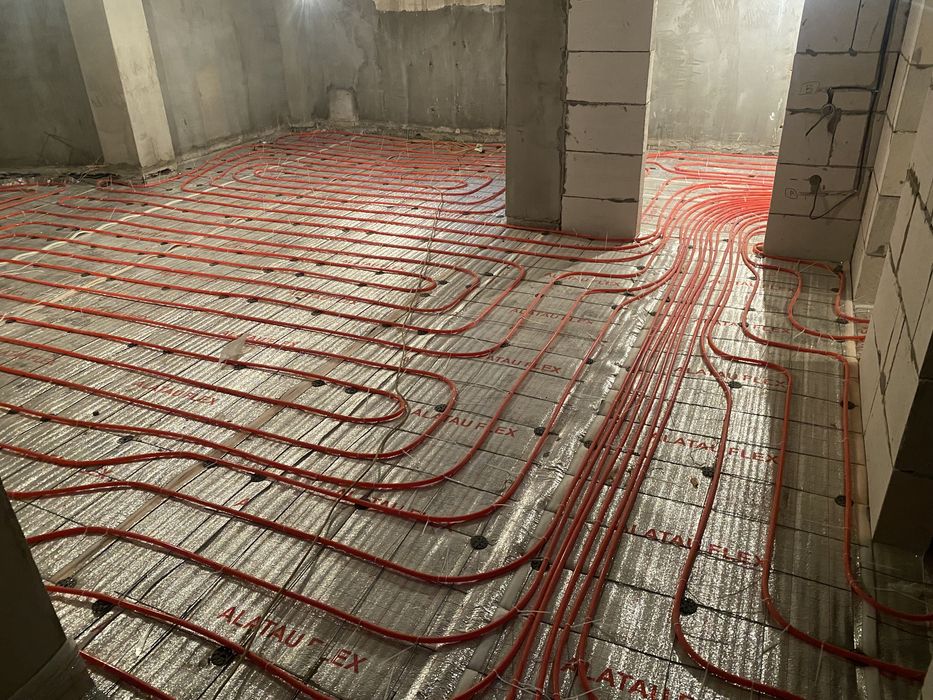 Теплый пол  Теплые полы Отопление Сантехник