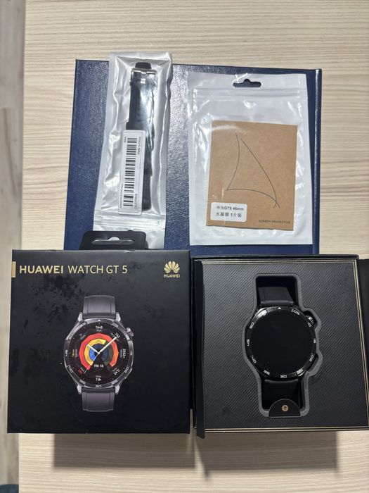 Смарт часовник HUAWEI WATCH GT 5 BLACK
