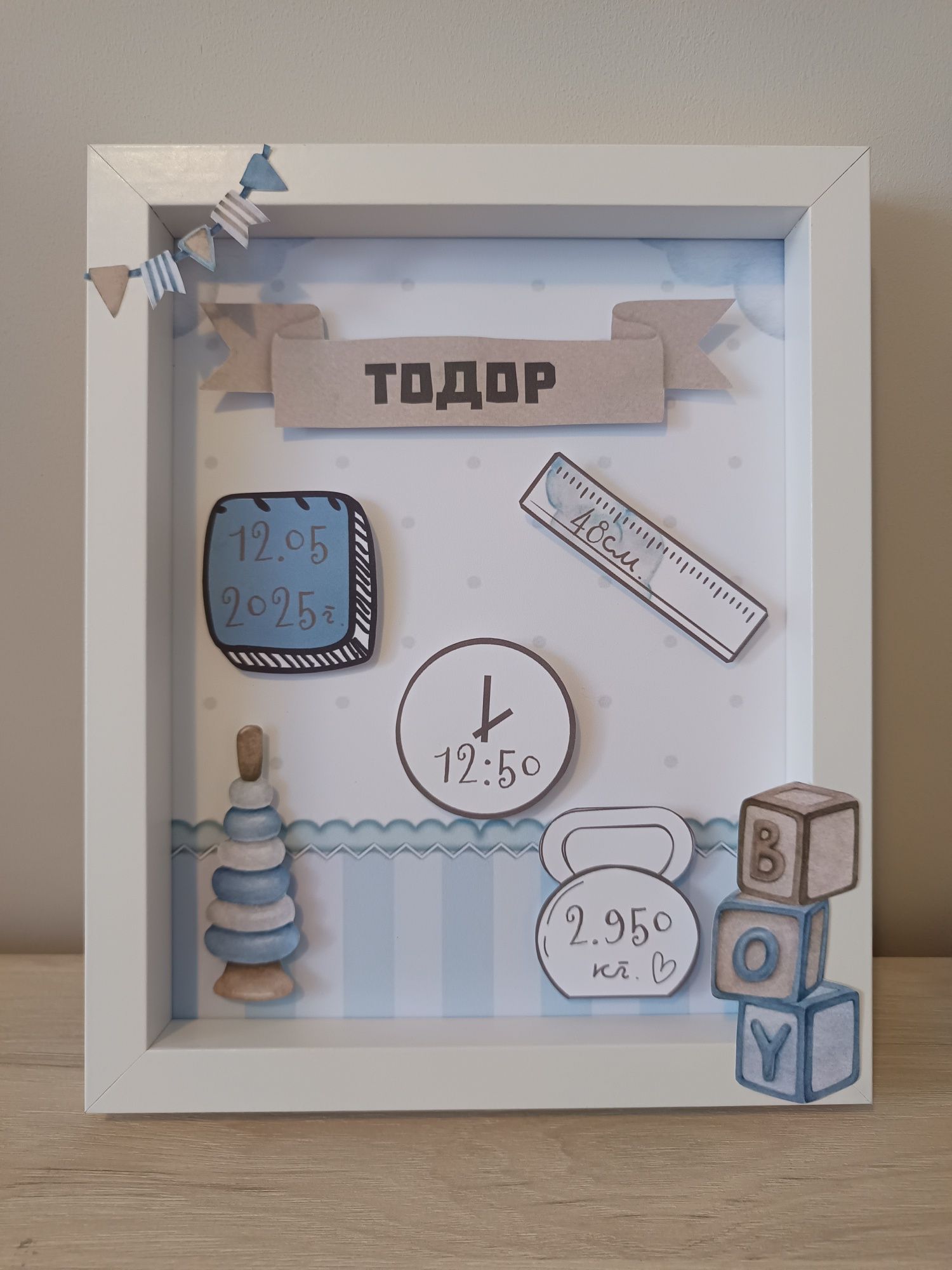 Бебешки 3D визитки