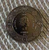 Сребърна монета Елизабет 2 2 унции