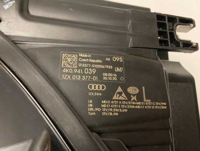 Audi A6 C8 4k set faruri full led matrix - kit airbag plansa de bord