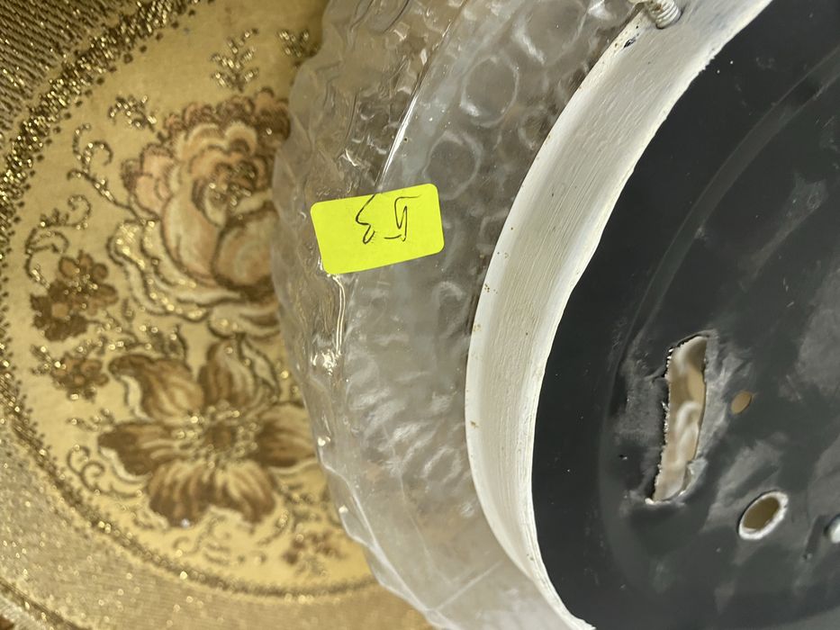 Немска лампа с кристален плафон