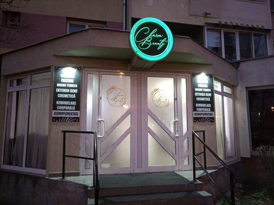 Reclama cerc cu LED