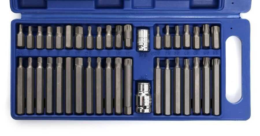 Trusa Set bit torx hex spline 40 piese scurte, lungi  (TA1204)