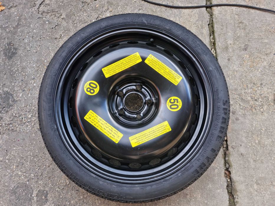 Roata Rezerva audi q5 cu 5x112 pe 195-75-18 slim-noua,originala