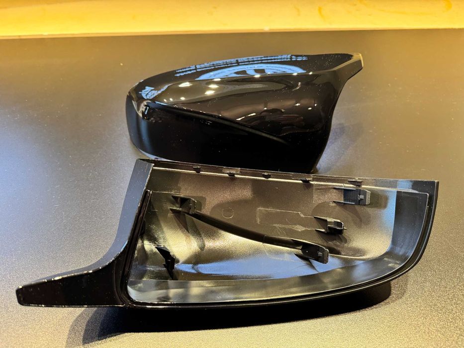 Capace Oglinzi Tip Batman - BMW E70 E71 X5 X6 Negru Lucios